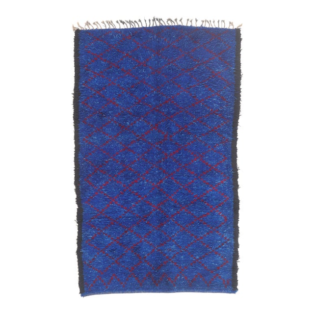 Vintage Beni MGuild Moroccan Rug, 06'03 X 10'02 For Sale