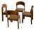 1970s German Plywood Dining Chairs- Set of Four For Sale