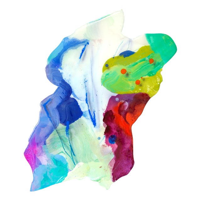 Splatter Abstract Platter #1 Large by Mister Piro For Sale