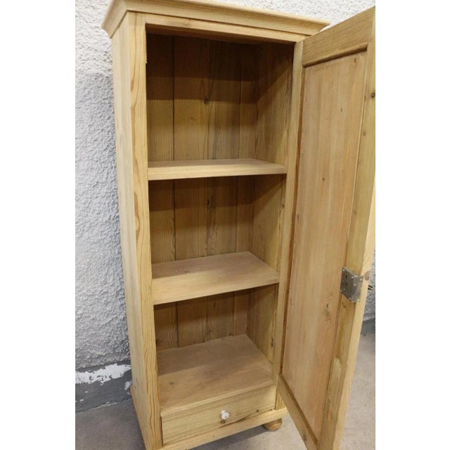 Spruce Pillar Cabinet, 1920s For Sale - Image 4 of 5