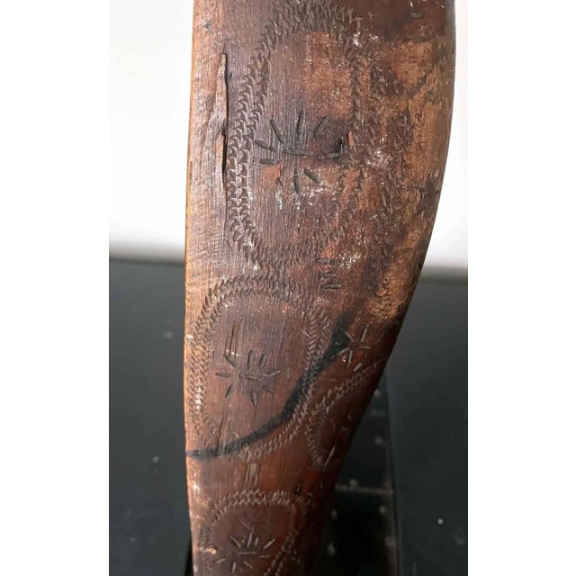 Tribal Carved Wood Aboriginal Shield, Western Australia For Sale - Image 3 of 13