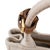 Prada Jardinière Natural Cotton Canvas Leather Trim Mini Handbag For Sale - Image 9 of 13