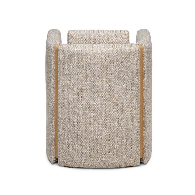 Not Yet Made - Made To Order Fernandine Dining Chair in Oak and Tweed from Insidherland For Sale - Image 5 of 7