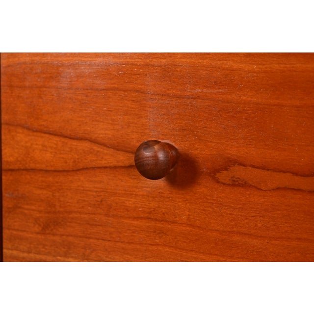 Harden Furniture Arts & Crafts Shaker Solid Cherry Wood Three-Drawer Dresser or Chest of Drawers For Sale - Image 9 of 15