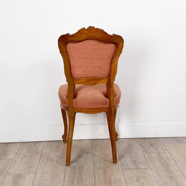 Wood Set of Six Victorian Side Chairs Made of Walnut in the French Taste For Sale - Image 7 of 7