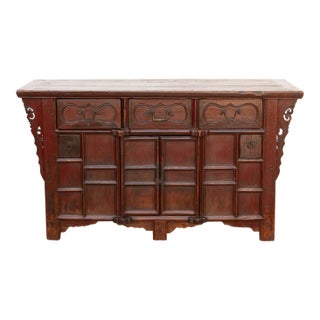 Early 20th Century Painted Butterfly Sideboard For Sale