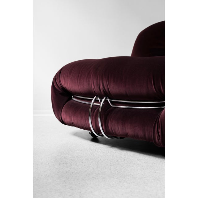 This is an iconic Soriana armchair sourced from Italy. We decided to give it a new look in the form of high-quality velvet...