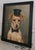 Top hat terrier dog oil painting. Wonderful painting full of character. The top hat and bow tie add a touch of fun and...