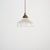 Antique Reclaimed Glass Pendant Light from Holophane, 1940s For Sale - Image 3 of 7
