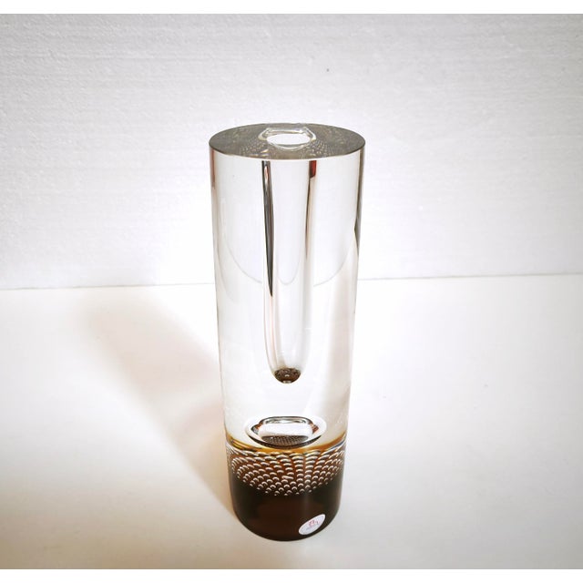 Glass Princ Art Glass Vase and Ashtray Set by Pavel Havelka, Czech, 1990s, Set of 2 For Sale - Image 7 of 18