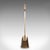 Metal Trio of Antique Fireside Tools, English, Brass, Poker, Tongs, Shovel, Victorian For Sale - Image 7 of 12