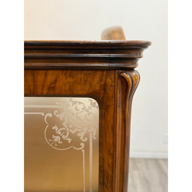 Antique Edwardian Display Cabinet For Sale In Los Angeles - Image 6 of 12