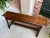 Antique English Oak Bench Stool Farmhouse Table Trestle Jacobean Circa 1890 For Sale In Dallas - Image 6 of 12