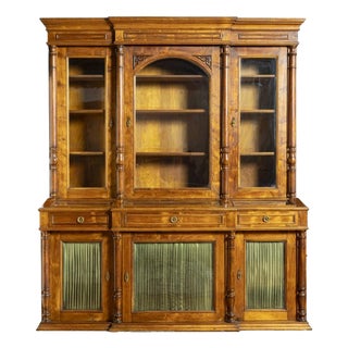 19th Century Bookcase in Mahogany For Sale