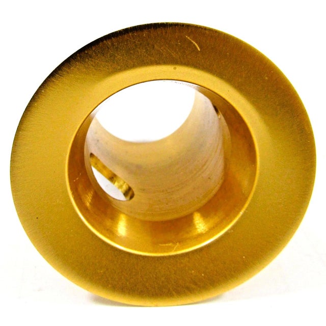 Sherle Wagner Assortment of Gold Plated Pulls and Drain Fittings For Sale - Image 10 of 13