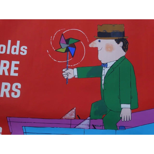 Mid-Century Modern Mid 20th Century "Bigness Is a Fact of Life" Saul Mandel Life Magazine Poster For Sale - Image 3 of 6