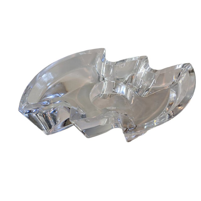 Mid 20th Century Vintage Rosenthal Germany Modernist Geometric Crystal Votive Candle Holder For Sale - Image 5 of 9