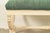 Baker Furniture Style Neoclassical Cream Lacquered Curule Window Bench For Sale In South Bend - Image 6 of 11