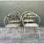 Vintage MCM Hoop Folding Wrought Iron Table and Chairs For Sale - Image 11 of 12