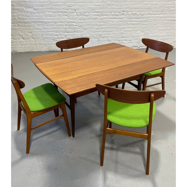 Mid-Century Modern Mid Century Modern Danish Convertible Coffee Table - Desk - Dining Table – Vintage Space Saving Furniture, C. 1960's For Sale - Image 3 of 12