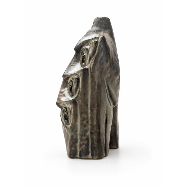 Swedish Artist, Three Owls, 1970s, Ceramic and Enamel For Sale - Image 4 of 9