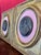 Paint Gesso Medallions of Saints Peter and Paul in Gilded Oval Frames with Silk Panels, 1890s For Sale - Image 7 of 18
