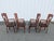 Brown Set of Four Handmade Mid-Century Modern Italian Dining Chairs For Sale - Image 8 of 12