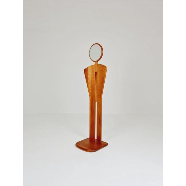 Danish mid-century Modern Male Valet / Wardrobe mirror By Aksel Kjersgaard for odder , NR 27 , 1970s Made in Denmark...
