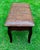 Wooden Bench, With a Cushioned, Rattan-Woven Seat, Curved Legs, Late 20th Century, Bohemian/Coastal Styles For Sale In South Bend - Image 6 of 11