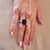 Natural Finely Faceted Quality Solitaire Composite Sapphire Ring 6.5 14k W Gold 7 TCW Certified $3,150 310545 This is a...
