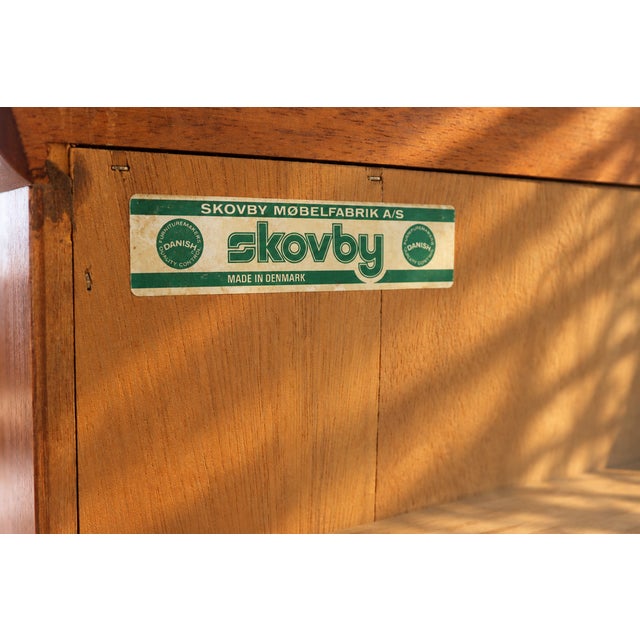 Brown Vintage Corner Cabinet from Skovby, 1960s For Sale - Image 8 of 11