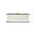 Prada Prada White Soft Calfskin Triangle Logo Gold Hardware Flap Shoulder Bag For Sale - Image 4 of 8
