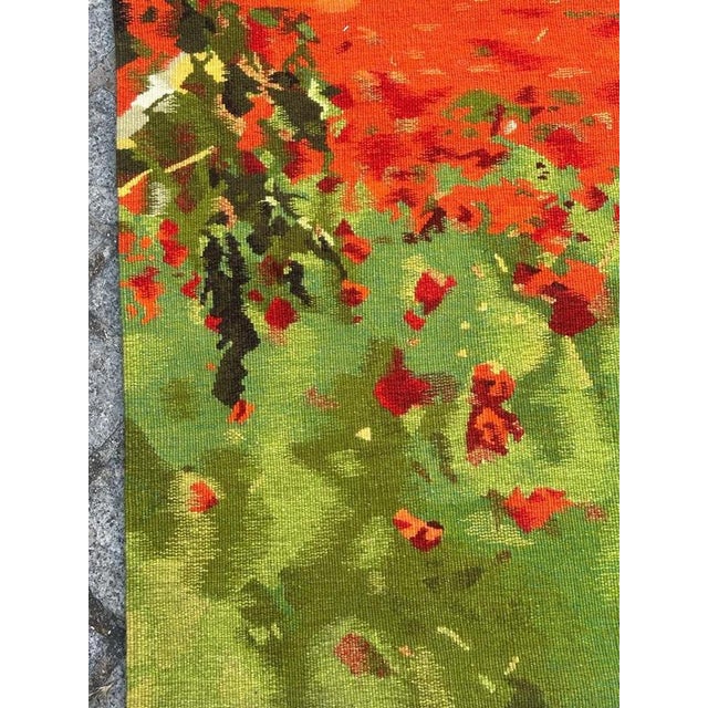 1980s Modern Aubusson Tapestry by Artdad, 1980s For Sale - Image 5 of 18
