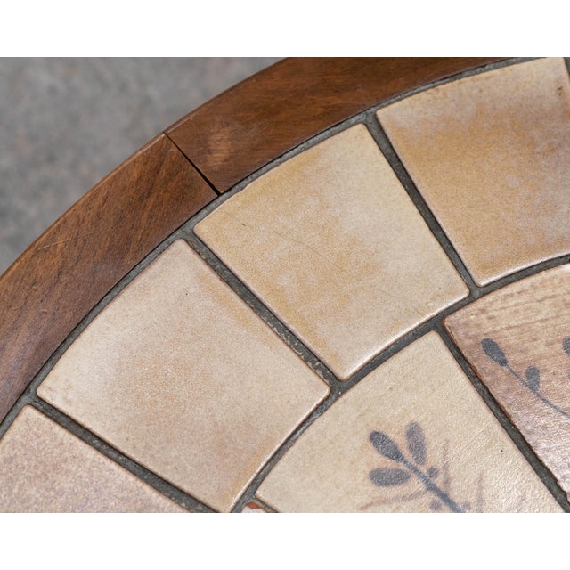 1960s Round Ceramic Coffee Table, 1960s For Sale - Image 5 of 7