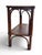 Wood Vintage Bamboo Two-Tier Side Table | Hollywood Regency Coastal Rattan Accent Table For Sale - Image 7 of 10