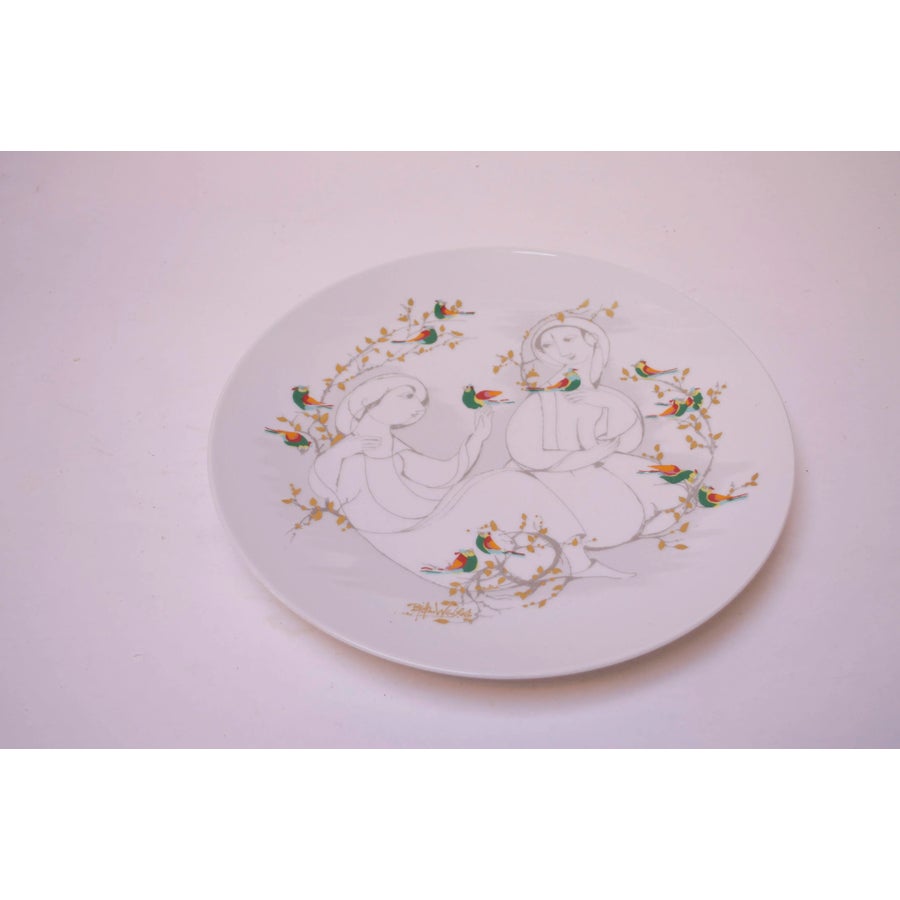 Bjørn Wiinblad for Rosenthal Studio Line Decorative Plate | Chairish