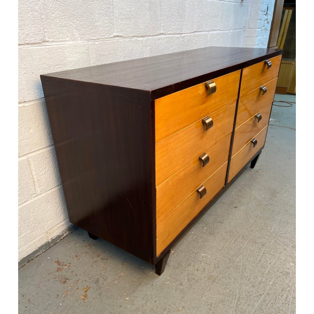 Wood Vintage Eight Drawer Dresser by American of Martinsville For Sale - Image 7 of 14