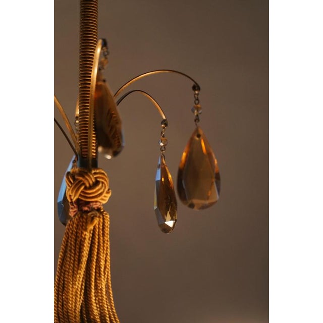 1930s Vintage Swedish Art Deco Pendant Light by Harald Notini for Böhlmarks, 1930s For Sale - Image 5 of 13