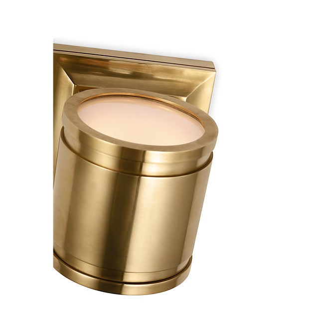 Chapman & Myers for Visual Comfort Signature Provo 5" Canister Light in Antique-Burnished Brass For Sale - Image 11 of 12