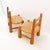 1960s Low Brutalist Chairs by Charles Dudouyt, 1960s, Set of 2 For Sale - Image 5 of 15