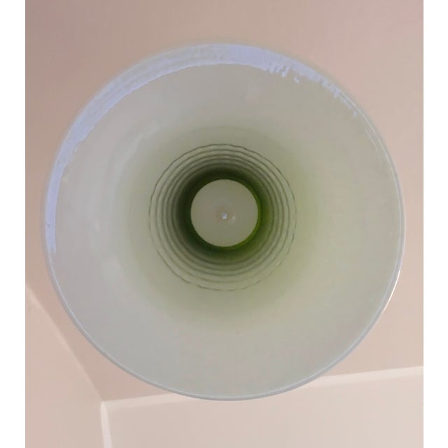 Green Glass Pendant Light, 1960s For Sale - Image 6 of 8