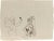 Modern Mino Maccari, The Gallant, 1960s, China Ink on Paper For Sale - Image 3 of 3