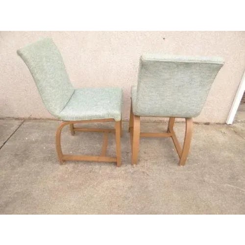Gilbert Rohde Heywood Wakefield Art Deco Bentwood Side Chairs - A Pair For Sale - Image 11 of 11