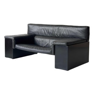 1970s Leather Brigadier Sofa by Cini Boeri for Gavina For Sale