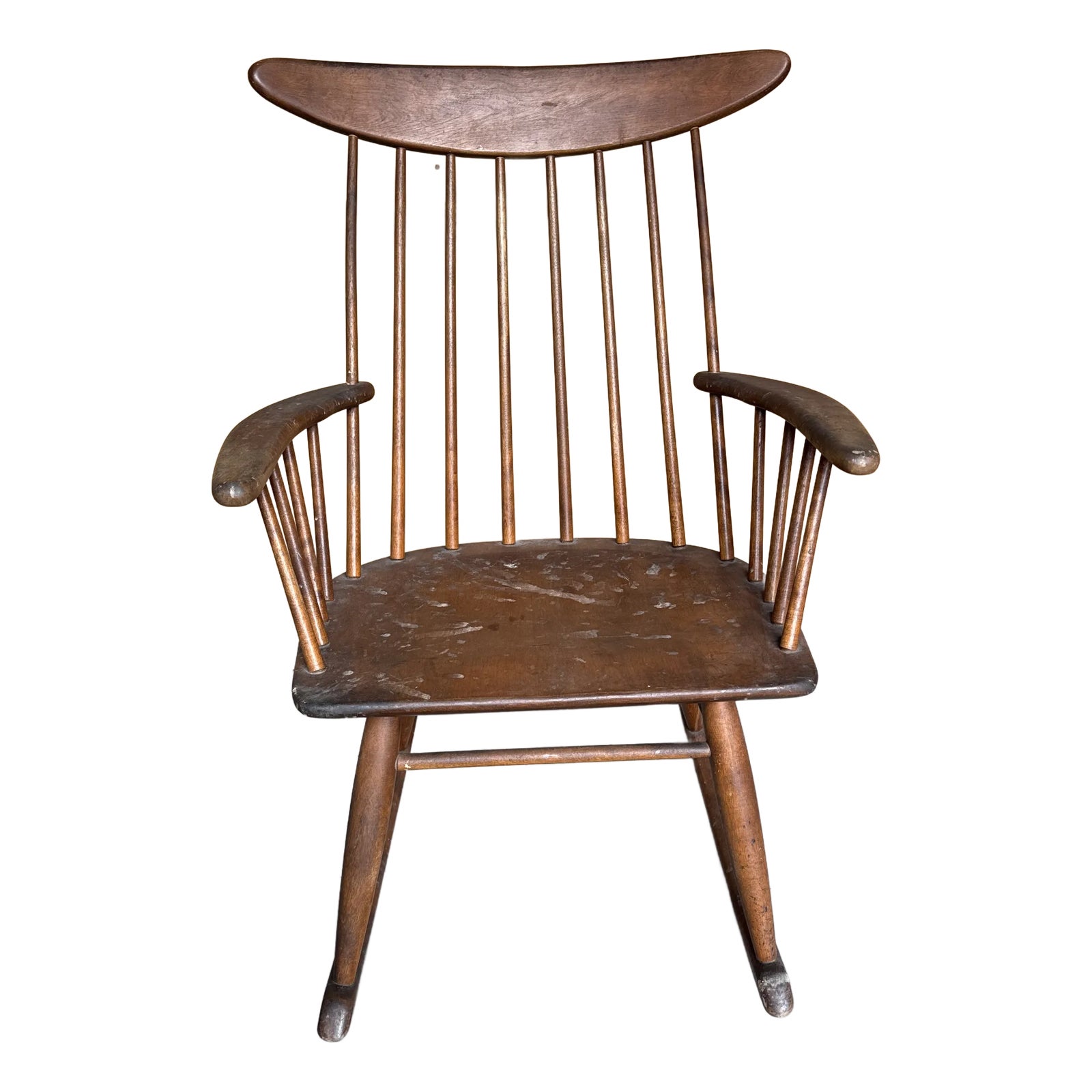 Conant Ball Mid Century Wood Rocking Chair | Chairish