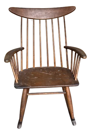 Conant Ball Mid Century Wood Rocking Chair