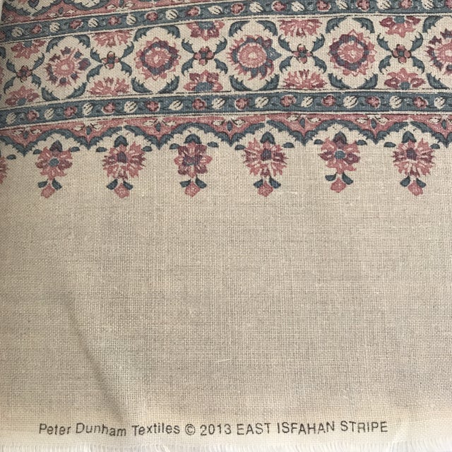 Peter Dunham Isfahan Stripe Fabric 6 Yards Chairish