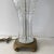 Metal 1980s Brass and Crystal Lamp by Safran and Glucksman For Sale - Image 7 of 11