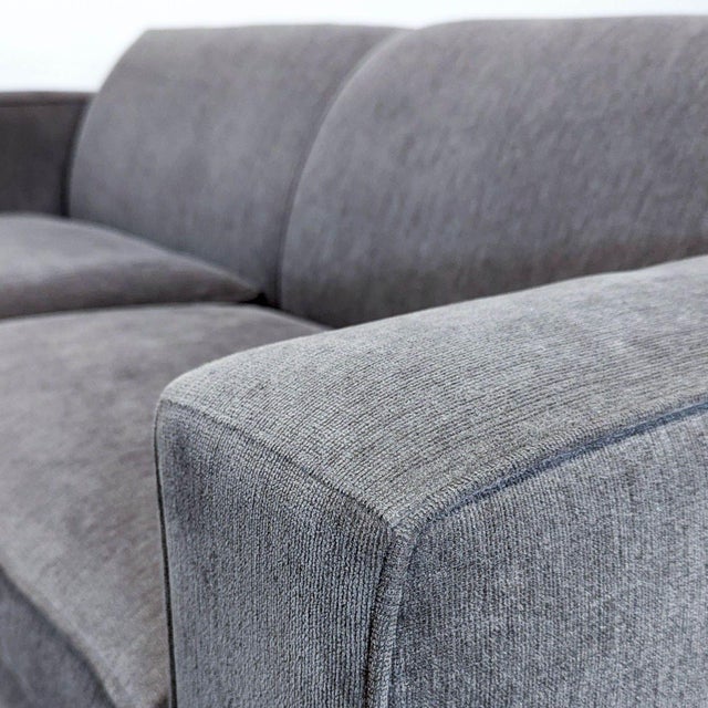 Gray McCreary Modern Gray Sleeper Sofa With Wide Arms For Sale - Image 8 of 9