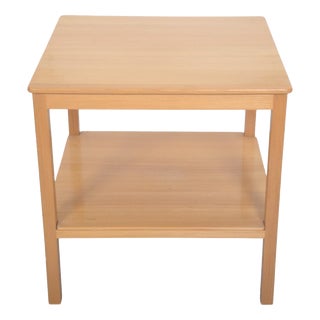 Vintage Side Table in Elm by Kaare Klint, 1970s For Sale